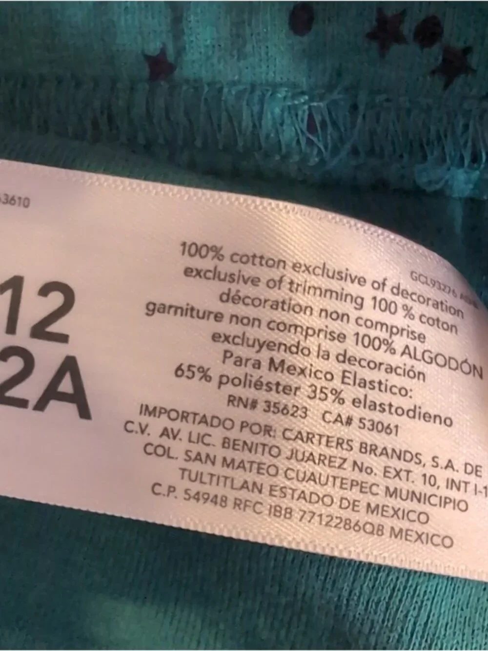 Carters two piece
